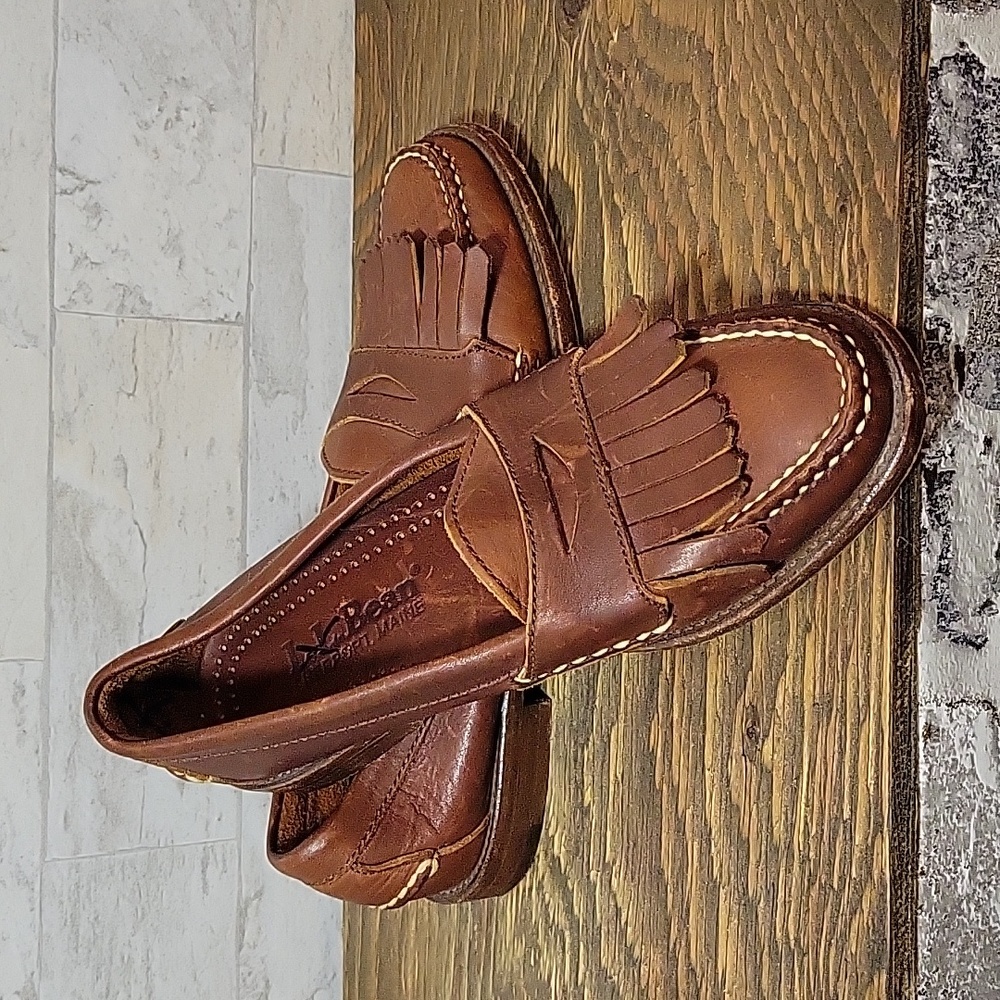 L.L. Bean Vintage Leather Loafers Woman's Size 6.5